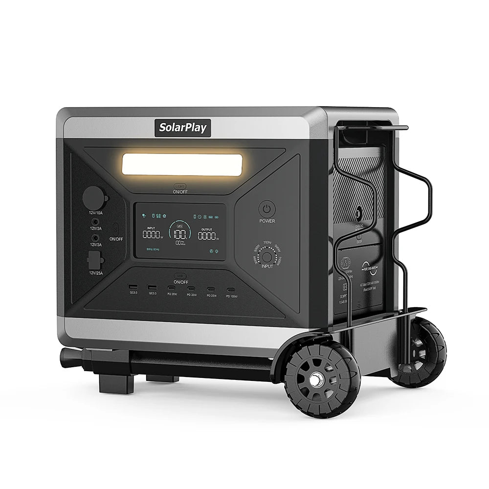 SOLARPLAY Mobile Power 220v 2400w Portable Power Station 2160WH Camping Supplies Auxiliary Battery Lifepo4 For Camping Outdoor